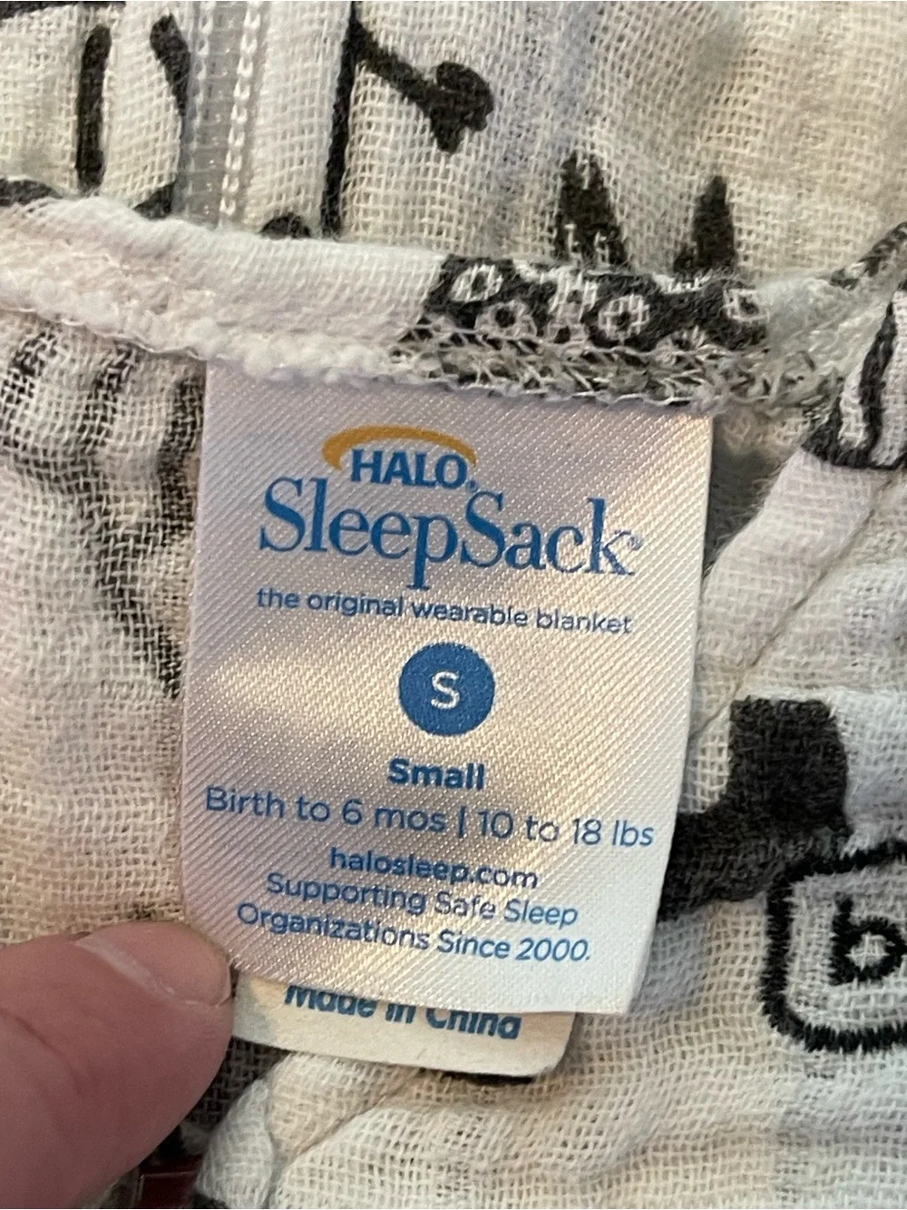Sleepsack soft muslin